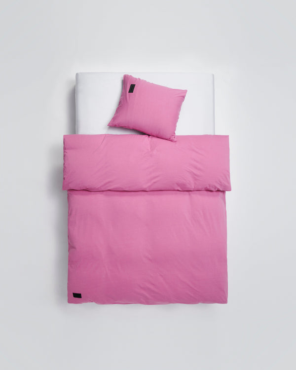 Heart duvet cover | Pink Jersey
